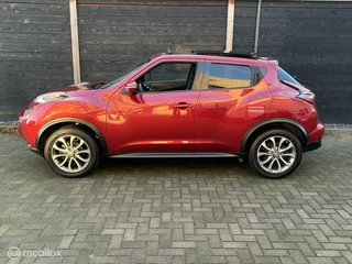 Nissan Juke Nissan Juke 1.6 Tekna AUTOMAAT Schuif-Kantel dak / Clima / Vol Leder / 96.113 KM 1e eig. - afbeelding nr 5