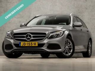 Mercedes-Benz C-Klasse 170Pk Automaat (GROOT NAVI, LUCHTVERING, HEAD-UP DISPLAY, MEMORY SEATS, BURMEISTER, STOELVERWARMING, LEDER, SPORTSTOELEN, NIEUWE APK, SFEERVERLICHTING, NIEUWSTAAT) - afbeelding nr 1