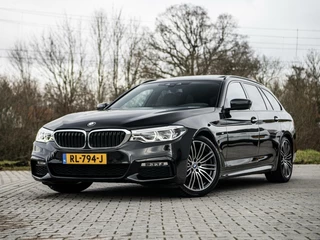 BMW 5 Serie BMW 5-serie Touring 520d 191PK M-Sport Panorama Leder Led Sportstoelen - afbeelding nr 2