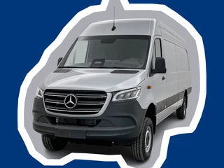 Mercedes-Benz Sprinter 319 1.9 CDI L4H2 Pro 4x4 Elektr schuifdeur Trekhaak Distronic Parkeerpakket Stoel & Stuurverwarming
