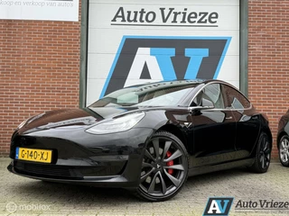 Tesla Model 3 Tesla Model 3 Performance AWD 75 kWh, Wit Leder, NAP, Carbon - afbeelding nr 1