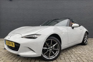 Mazda MX-5 MX5 1.5 SkyActiv-G 131PK TS+ Navigatie Cruise Airco Led 2016 Pearl White