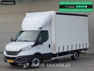 Iveco Daily 35S18 BPM VRIJ! 3.0L Laadklep 180PK Schuifzeilen Airco Cruise Bakwagen Euro6 Meubelbak Zeilenwagen Schuifzeil Plane 22m3 Airco Cruise control