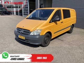 Mercedes-Benz Vito Mercedes-Benz Vito 113 CDI L2 DC Dubbel Cabine Comfort EXPORT ONLY Airco/ Cruise/ Trekhaak - afbeelding nr 8