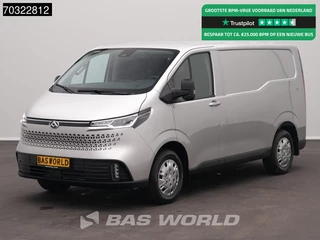 Maxus eDeliver7 Elektrisch L1H1 450km WLTP Stad 77kWh 204PK Snelladen LED ACC Airco Cruise Camera Parkeersensoren L1 Airco