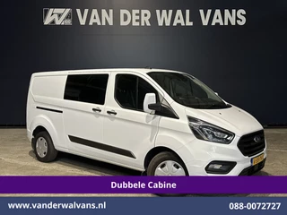 Ford Transit Custom 2.0 TDCI 131pk Automaat L2H1 Dubbele Cabine Euro6 Airco | 6-Zits | Camera | Navigatie | Apple Carplay