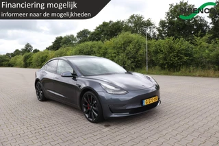Tesla Model 3 Tesla Model 3 PERFORMANCE AWD 75 kWh dual motor 462pk chrome delete gray&black leder panodak stoelverwarming v+a autopilot - afbeelding nr 2