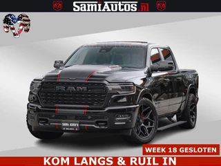 Dodge Ram 1500 Limited Night H.O 540HP 706Nm | Massage + Full Option | De Meest Luxe en Volle Pick-Up in zijn Klasse |