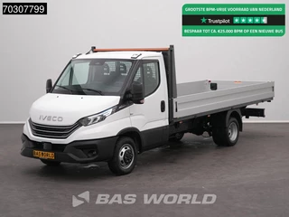Iveco Daily 35C21 3.0L Automaat Open Laadbak 210PK Dubbellucht 3,5t Trekgewicht ACC LED Airco Camera CarPlay Euro6 Pritsche Pickup Open Box Airco