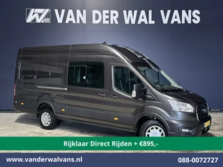 Ford Transit 2.0 TDCI 185pk L4H3 Dubbele Cabine Euro6 *Rijklaar Direct Rijden* Airco | 6-Zits | Camera | Cruisecontrol