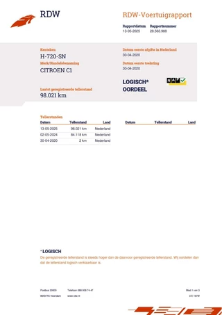 Citroën C1 Citroen C1 1.0 VTi Feel, BTW, Dealer onderh. Airco - afbeelding nr 18