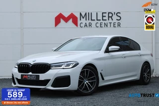 BMW 5 Serie BMW 5-serie 520i M-SPORT LASER MEMORY LEDER CAMERA SFEERVERLICHTING - afbeelding nr 1