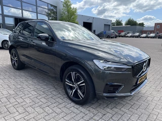 Volvo XC60 Volvo XC60 2.0 T6 Plug-in hybrid 340 pk AWD R-Design Trekhaak Panoramadak Camera Bliss Full Led Koplampen Harman Kardon Audio Stoel+ stuur + voorruitverwarming  1e Eigenaar Pine Grey Metallic - afbeelding nr 4