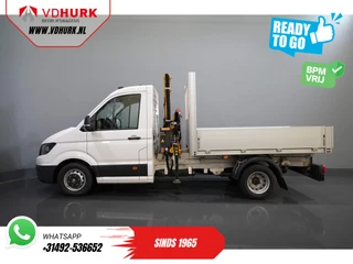 Volkswagen Crafter Volkswagen Crafter 50 165 pk Effer 352S Kraan/ Crane/ Kran/ Autokran/ PTO/ Open laadbak/ Dubbel Lucht - afbeelding nr 9