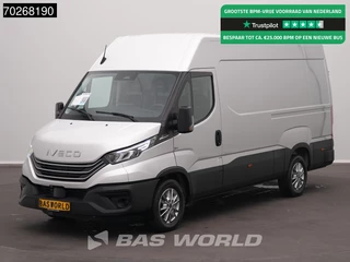 Iveco Daily 35S21 BPM VRIJ! 3.0L Automaat L2H2 210PK 2025-Model 3,5t Trekgewicht ACC LED Navi LM-Velgen Camera Euro6 L2 12m3 Airco Trekhaak
