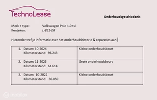 Volkswagen Polo Volkswagen Polo 1.0 TSI Comfortline Executive pakket + Adaptive Cruise Control - afbeelding nr 2