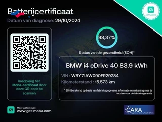 BMW i4 BMW I4 EDrive40 84 kWh M Sport 50 Jahre 5d PANO - afbeelding nr 2