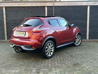 Nissan Juke Nissan Juke 1.6 Tekna AUTOMAAT Schuif-Kantel dak / Clima / Vol Leder / 96.113 KM 1e eig. - afbeelding nr 6