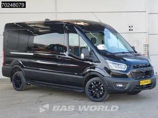 Ford Transit Ford Transit 165pk Automaat 2025 model Dubbele schuifdeur Black Edition L3H2 ACC 360camera Navi CarPlay Xenon Camera 11m3 Airco - afbeelding nr 2