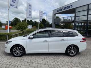 Peugeot 308 Peugeot 308 SW 1.6 BlueHDI 120 pk Blue Lease Executive Pack Trekhaak Panoramadak Camera Parkeersensoren DAB Clima en Cruise Control Wit Metallic Nette auto zuinige Euro 6 Diesel Station - afbeelding nr 2