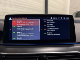 BMW 5 Serie HEAD-UP/LASER/ACC/TREKHAAK/360CAMERA/ALCANTARA/KEYLESS/SHADOW-LINE/DRIVING ASS PRO/SFEER/STUUR+STOELVERWARMING/LIVE COCKPIT/M-AERODYNAMIC/SOPHISTOGRAU/VOLLEDIG BMW DEALER HISTORIE - afbeelding nr 24