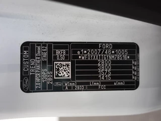 Ford Transit Custom Ford Transit Custom 280 2.0 TDCI L1H1 Trend Automaat Navi DAB Parkeersensoren Airco Camera Carplay - afbeelding nr 43
