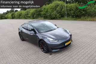 Tesla Model 3 Tesla Model 3 PERFORMANCE AWD 75 kWh dual motor 462pk chrome delete gray&black leder panodak stoelverwarming v+a autopilot - afbeelding nr 35