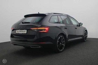 Škoda Superb Skoda Superb Combi 1.4 TSI 218 PK iV Sportline Business Panoramadak Trekhaak Matrix LED Rondomzicht Camera ACC Virtual Cockpit incl. BTW - afbeelding nr 7
