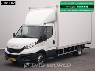 Iveco Daily 35C16 3.0L Laadklep Dubbellucht 160PK Bakwagen Airco Cruise Euro6 Meubelbak Koffer Airco Cruise control
