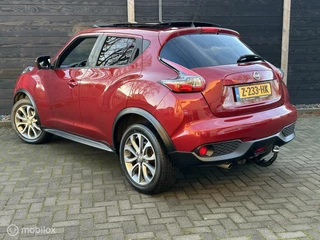 Nissan Juke Nissan Juke 1.6 Tekna AUTOMAAT Schuif-Kantel dak / Clima / Vol Leder / 96.113 KM 1e eig. - afbeelding nr 9