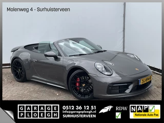 Porsche 911 Cabrio 3.0 Carrera 4 S Sportchrono+ 14-weg orig.NL Agaatgrijs perfecte configuratie