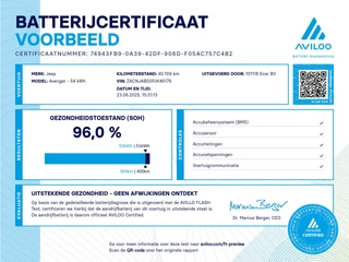 Jeep Avenger Jeep Avenger Longitude 54 kWh | Navigatie | Voorruit Verwarming | Fabrieks Garantie | | Soh (batterijcheck) 96 % - afbeelding nr 29