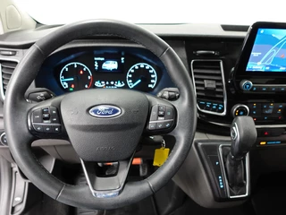 Ford Transit Custom Ford Transit Custom 300 2.0 TDCI L2H1 Limited Dubbele cabine Navigatie Airco 2x Schuifdeuren Trekhaak Parkeersenoren Carplay Trekhaak - afbeelding nr 10