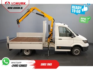 Volkswagen Crafter Volkswagen Crafter 50 165 pk Effer 352S Kraan/ Crane/ Kran/ Autokran/ PTO/ Open laadbak/ Dubbel Lucht - afbeelding nr 39