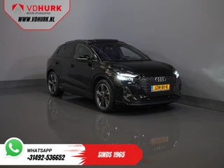 Audi Q4 e-tron 40 77kWh 523 km WLTP S-Line/ Pano/ Leder/ Keyless/ Virtual Cockpit/ Stoelverw./ Elek.Klep/ 20" LMV/ Climate/ PDC