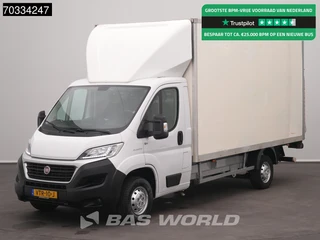 Fiat Ducato 130pk Laadklep Bakwagen LED Airco Cruise Camera APK 05-2027 Euro6 Meubelbak Koffer Airco Cruise control