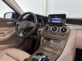 Mercedes-Benz C-Klasse Aut. *PANO | FULL-LED | 1/2-LEATHER | SPORT-SEATS | NAVI-FULLMAP | HEATED-SEATS | ECC | PDC | CRUISE | 17''ALU* - afbeelding nr 8