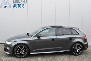 Audi A3 Sportback 2.0 TFSI quattro S-Line Pano Virtual Leder/Alcantara Stoelverwarming 18" LMV Zeer mooi!