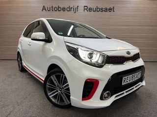Kia Picanto 1.2 CVVT GT-Line Airco Led Leder Elek Pakket Incl 12Mnd Garantie