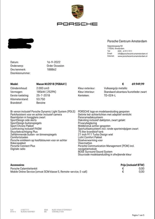 Porsche Macan Porsche Macan 2.0 | Sport Chrono | Pano | NL Auto | Luchtvering | BOSE | - afbeelding nr 28