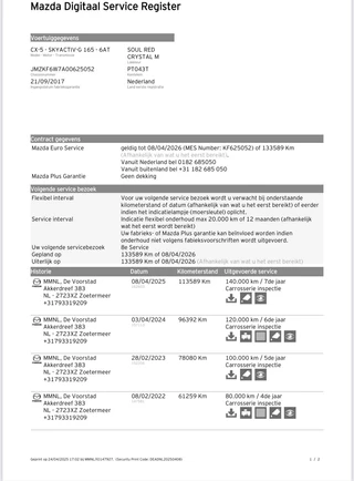 Mazda CX-5 Mazda CX-5 2.0 SkyActiv-G 165 Skylease GT | LEDER | NL AUTO - afbeelding nr 33