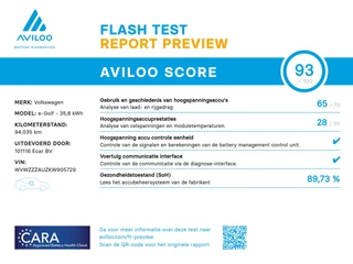 Volkswagen e-Golf | Lederen bekleding | Achteruitrijcamera |  SoH (batterijcheck) 89,7% score! - afbeelding nr 25