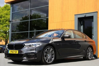 BMW 5 Serie BMW 5-serie 520i High Executive M-Sport | Schuifdak | H&K | Trekhaak - afbeelding nr 9