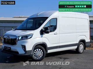 Maxus eDeliver9 Coming Soon! Elektrisch 256km WLTP 52kWh L2H2 204PK ACC LED Airco Kamera Parkeersensoren L2 Airco Cruise control