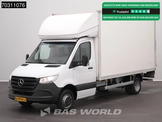Mercedes-Benz Sprinter 514 CDI Automaat Laadklep Dubbellucht Bakwagen Airco Cruise MBUX CarPlay D'Hollandia Euro6 Meubelbak Koffer Airco Cruise control
