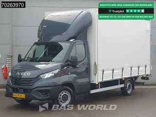 Iveco Daily Iveco Daily 35S18 3.0L Automaat Schuifzeilen met Laadklep ACC Navi Bakwagen Schuifzeil Zeilen Koffer Meubelbak 22m3 Airco - afbeelding nr 1