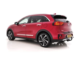 Kia Niro (INCL-BTW) Aut. *NAVI-FULLMAP | KEYLESS | ADAPTIVE-CRUISE | 1/2-LEATHER | CAMERA | ECC | PDC | LANE-ASSIST | COMFORT-SEATS  | SHIFT-PADDLES | HEATED-SEATS | TOWBAR | 18