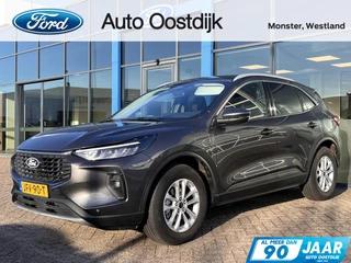 Ford Kuga 2.5 PHEV Titanium 243PK 2100KG Trekgewicht Cruise Climate Draadloos Carplay Full-LED Keyless DAB *Nieuwstaat*