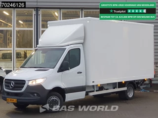 Mercedes-Benz Sprinter Mercedes Sprinter 515 CDI Automaat 1000kg Laadklep Zijdeur Dubbellucht Bakwagen MBUX Airco Cruise MBUX Koffer Meubelbak 21m3 Airco Cruise control - afbeelding nr 1