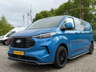 Ford Transit Custom Ford Transit Custom 300 2.0 TDCI L2H1 Limited DC 136pk | SCI | Dubbele Cabine | Digital Aqua Blue | Trekhaak | Dubbele Schuifdeur | Bijrijdersstoel | Sidesteps | Bumperpakket | Zwarte velgen  | Stoelverwarming | Camera - afbeelding nr 5